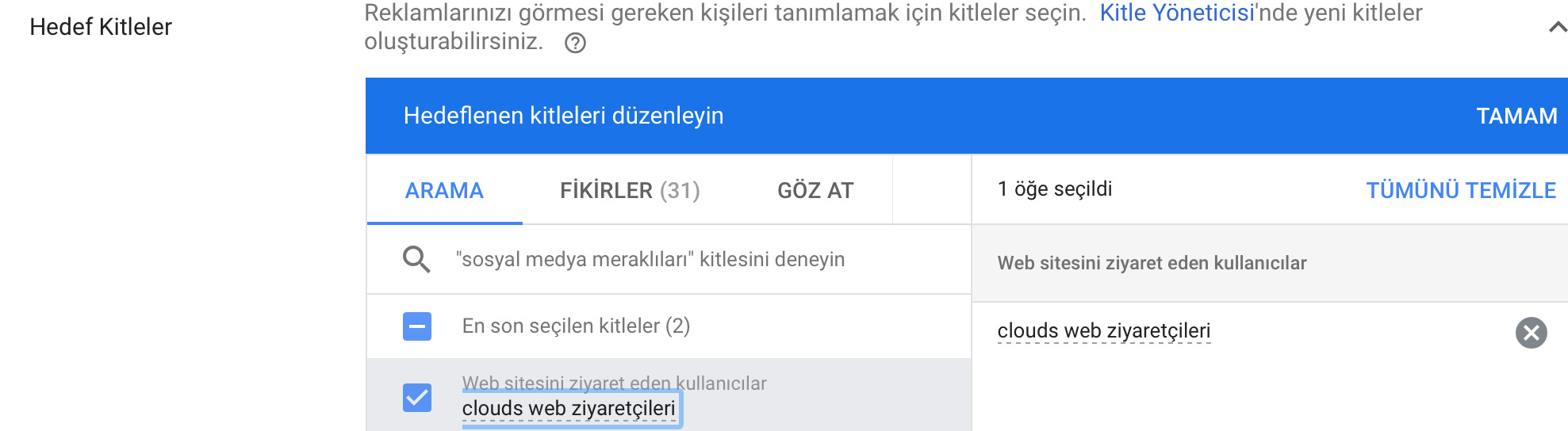 Google Ads ile Yeniden Pazarlama Reklamları Oluşturmak